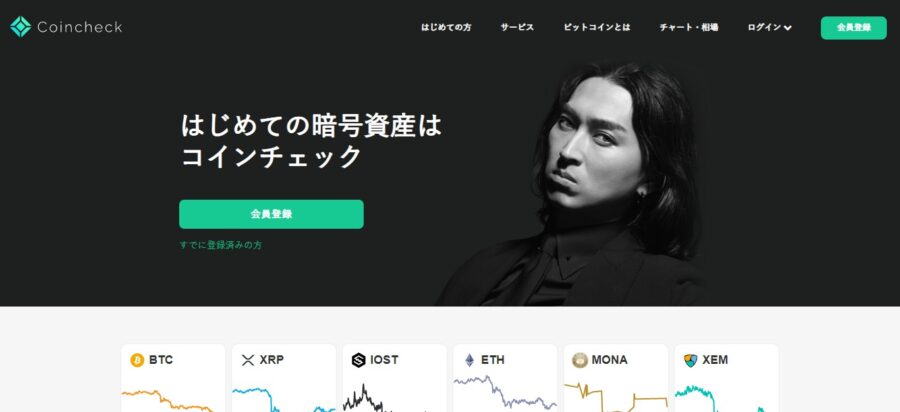 coincheckの画面
