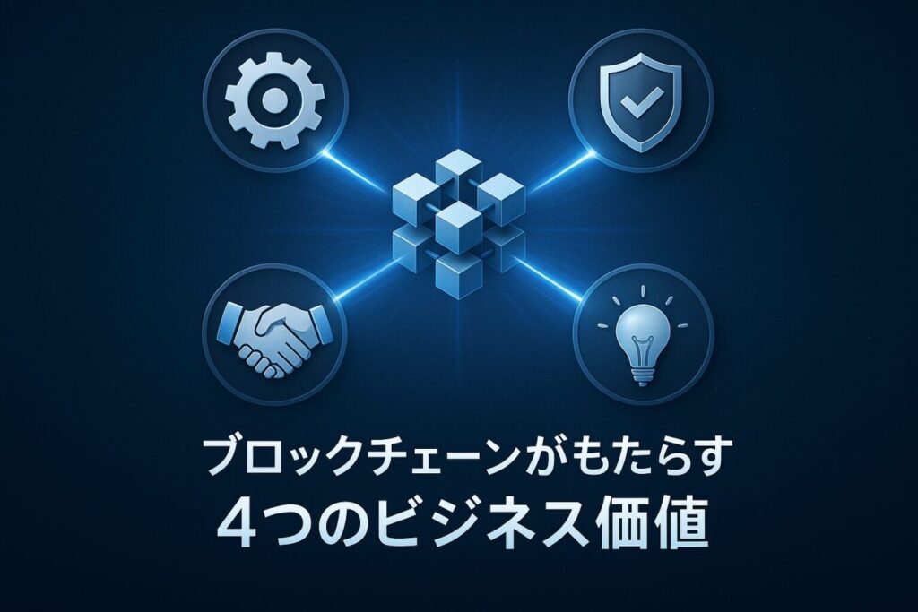 ブロックチェーンをビジネスに取り入れるメリット・付加価値とは?