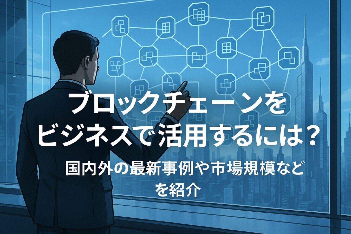 ブロックチェーンをビジネスで活用するには？国内外の最新事例や市場規模などを紹介