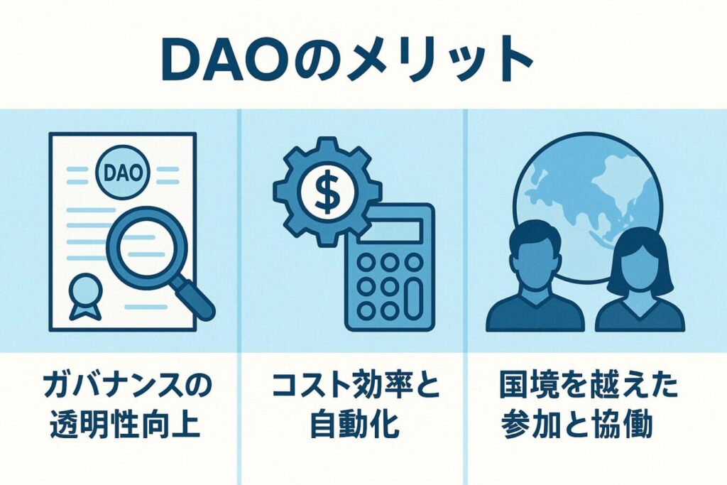 DAOを用いるメリットとは?