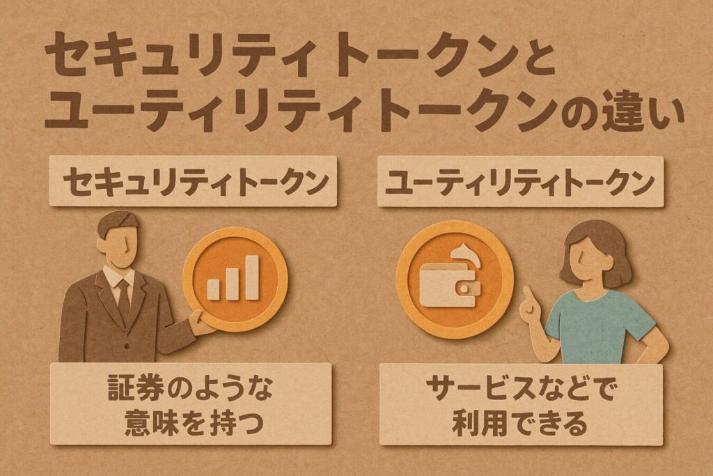 セキュリティトークンとはユーティリティトークンとの違いとは?