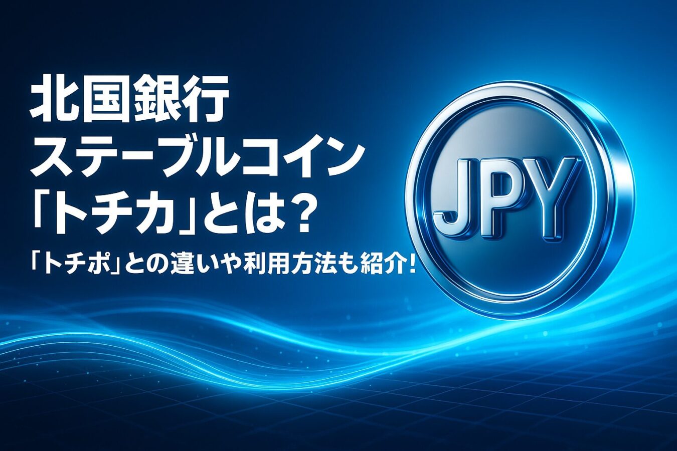 北國銀行 ステーブルコイン「トチカ」とは？「トチポ」との違いや利用方法も紹介！