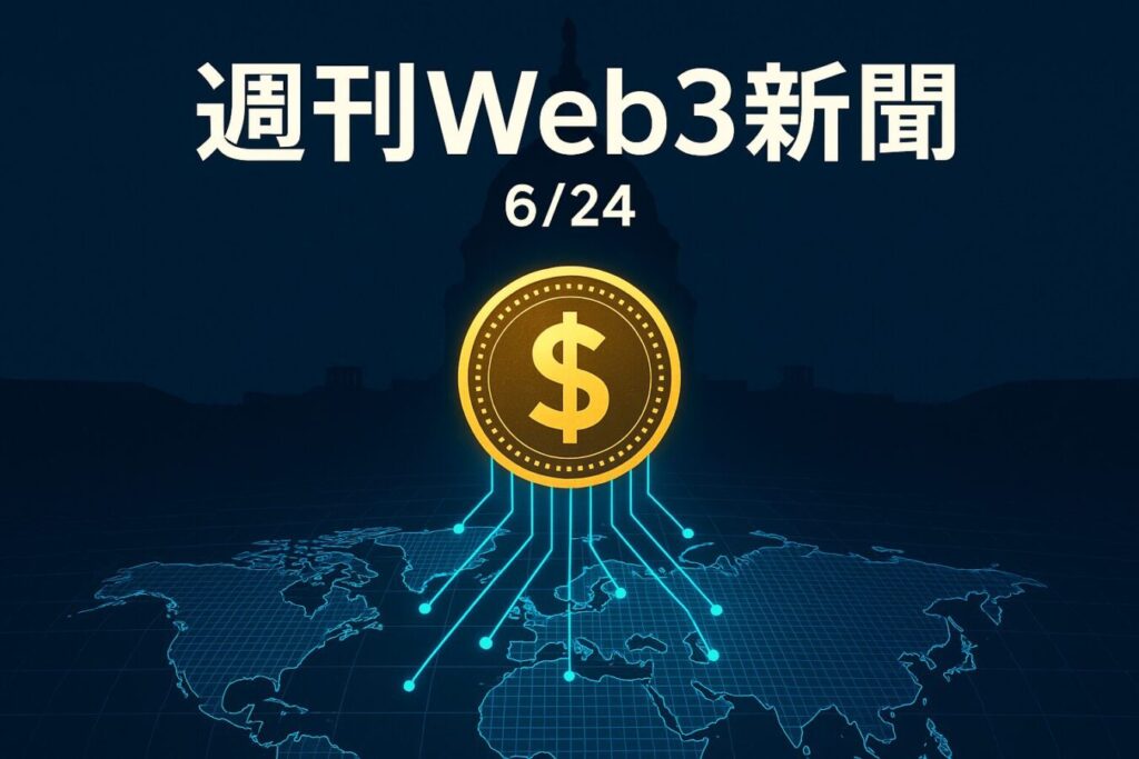 米ステーブルコイン法成立へ、決済インフラ革命の号砲 — 週刊Web3新聞 6/24