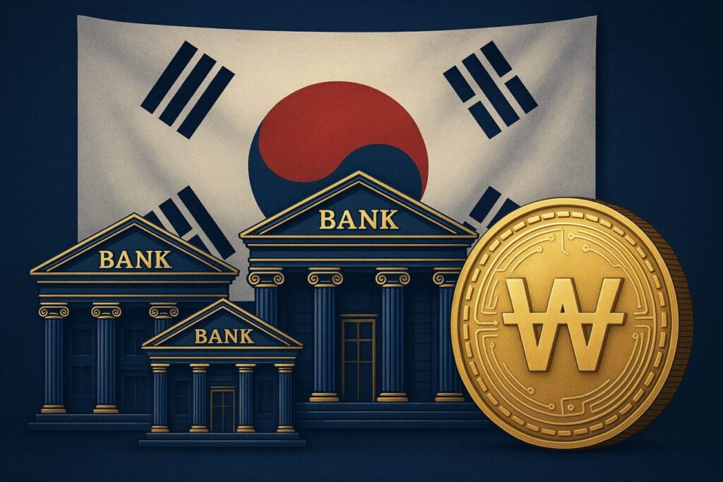 韓国大手3銀行がステーブルコイン商標を出願、デジタル通貨開発競争が本格化