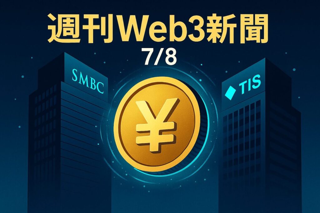 国内金融大手がWeb3事業を本格化、ステーブルコイン実用化が加速 — 週刊Web3新聞（7/8）