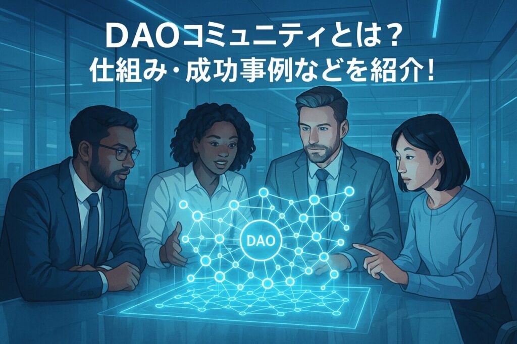 DAOコミュニティとは？仕組み・組織との違い・成功事例などを紹介！