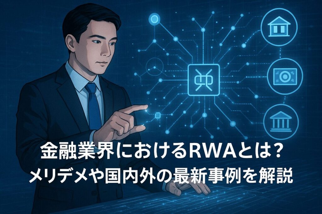 金融業界におけるRWA（リアルワールドアセット）とは？メリデメや国内外の最新事例を解説