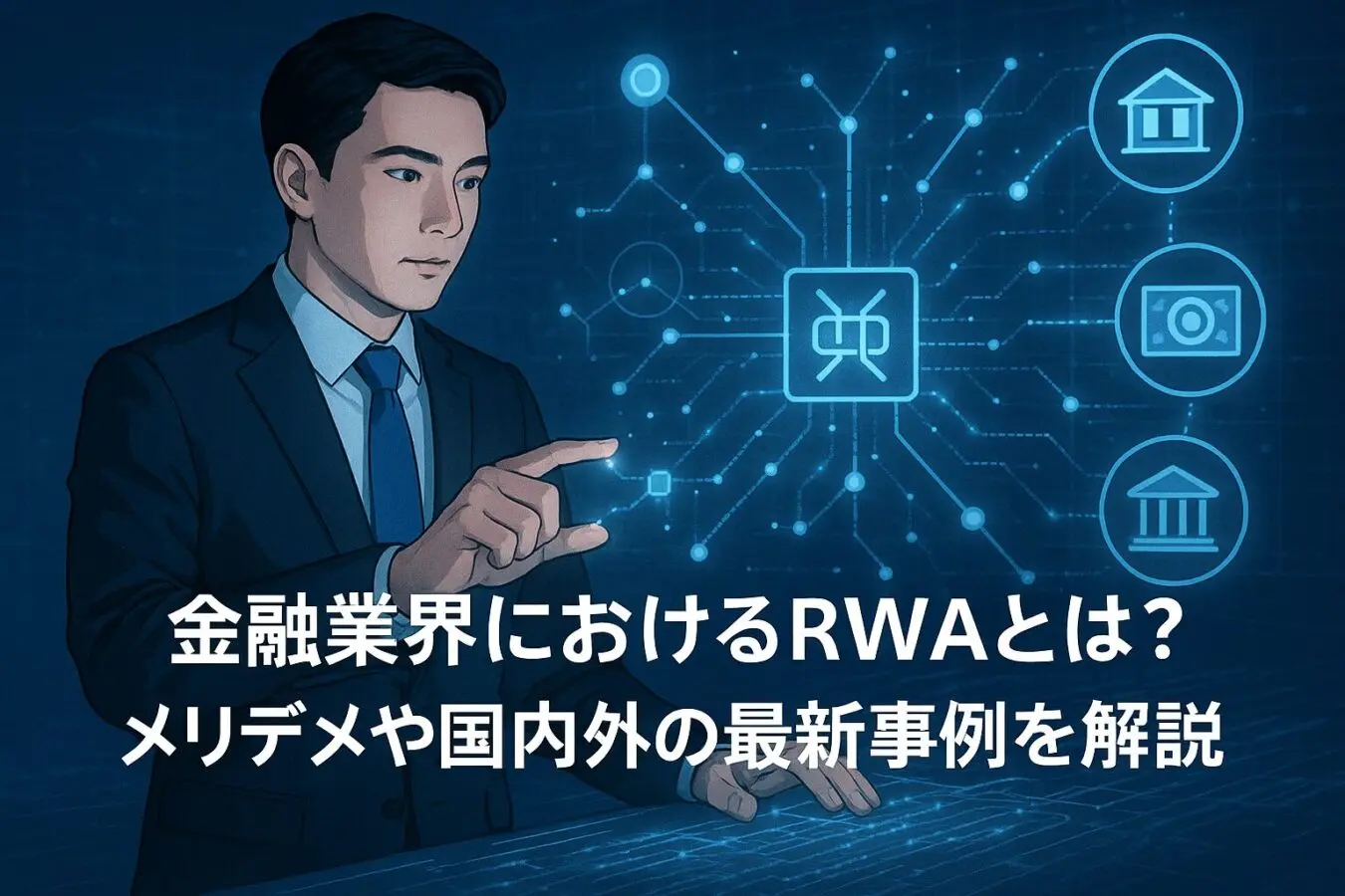 金融業界におけるRWA（リアルワールドアセット）とは？メリデメや国内外の最新事例を解説