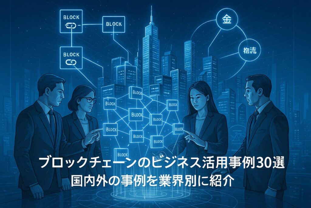 【2025年最新】ブロックチェーンのビジネス活用事例30選｜国内外の事例を業界別に紹介