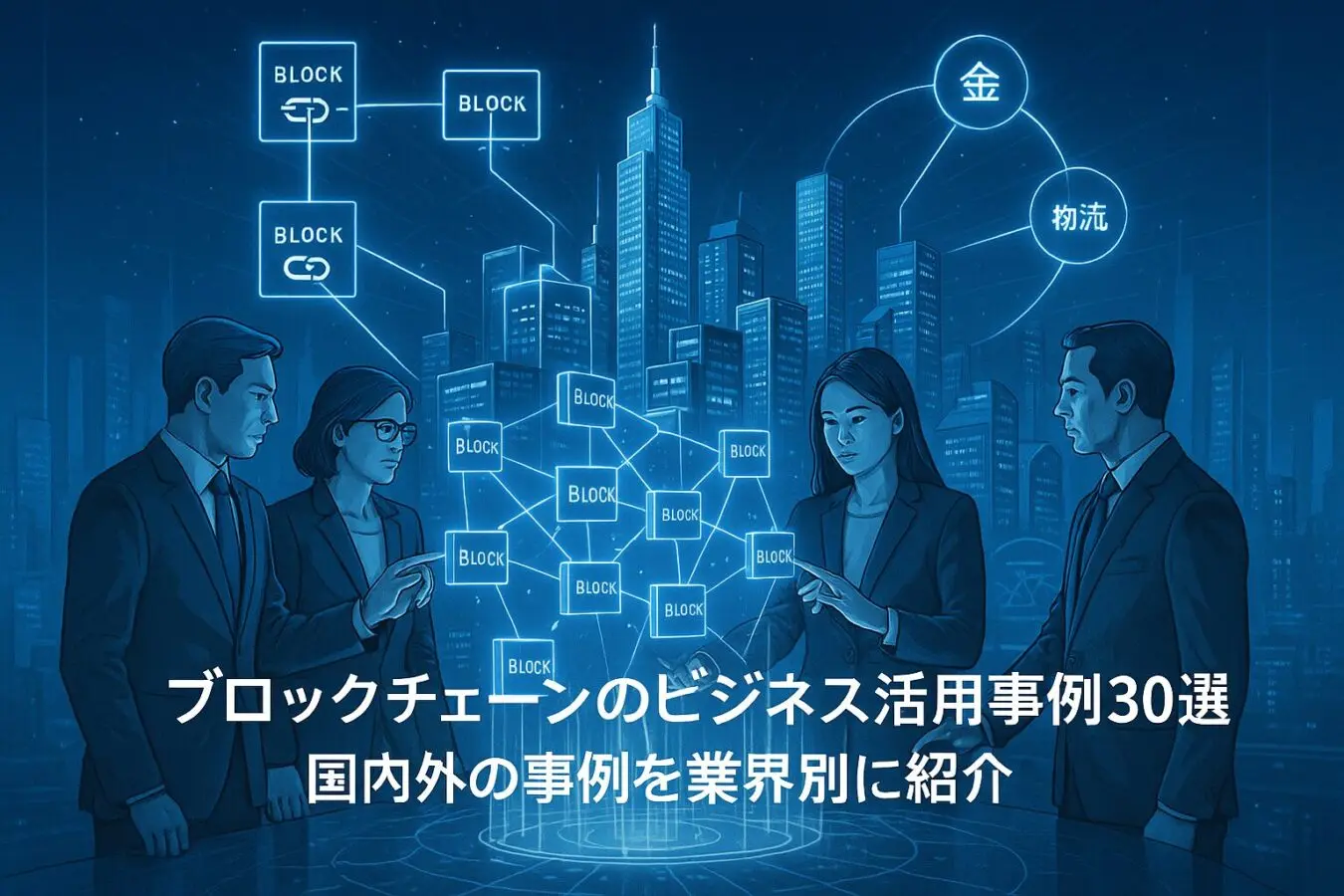 2025年最新】ブロックチェーンのビジネス活用事例30選｜国内外の事例を業界別に紹介