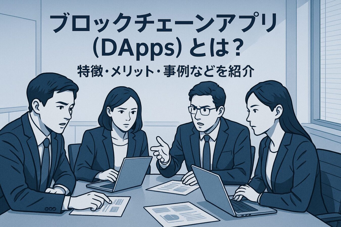 ブロックチェーンアプリ(DApps)とは？特徴・メリット・事例などを紹介