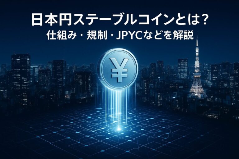 日本円ステーブルコインとは？仕組み・規制・JPYCなどを徹底解説
