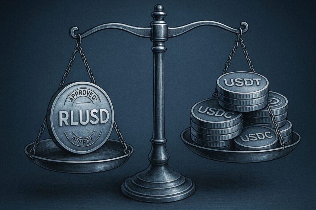 リップルステーブルコイン(RLUSD)の競合ステーブルコインとの比較