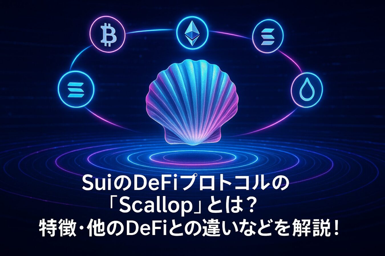 SuiのDeFiプロトコルの"Scallop"とは？特徴・他のDeFiとの違いなどを解説！