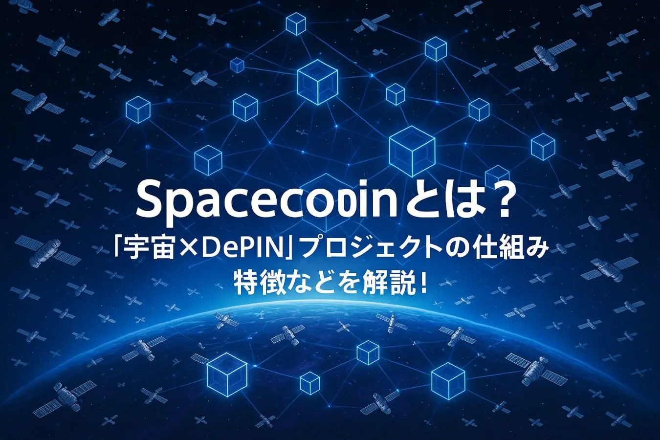 Spacecoinとは？”宇宙×DePIN”プロジェクトの仕組み・特徴などを解説！