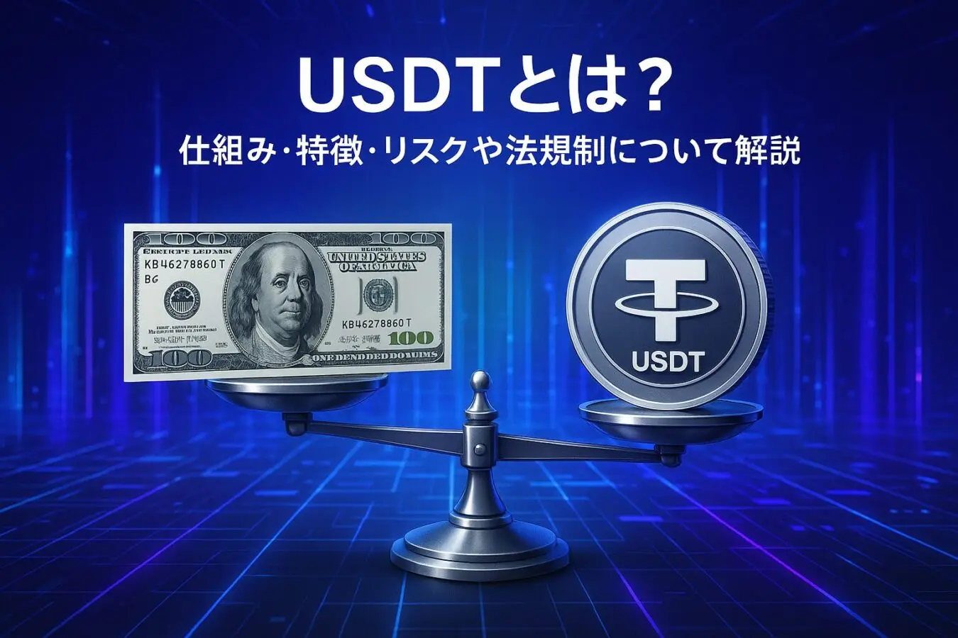 USDT(Tether/テザー)とは？仕組み・特徴・リスクや法規制について解説