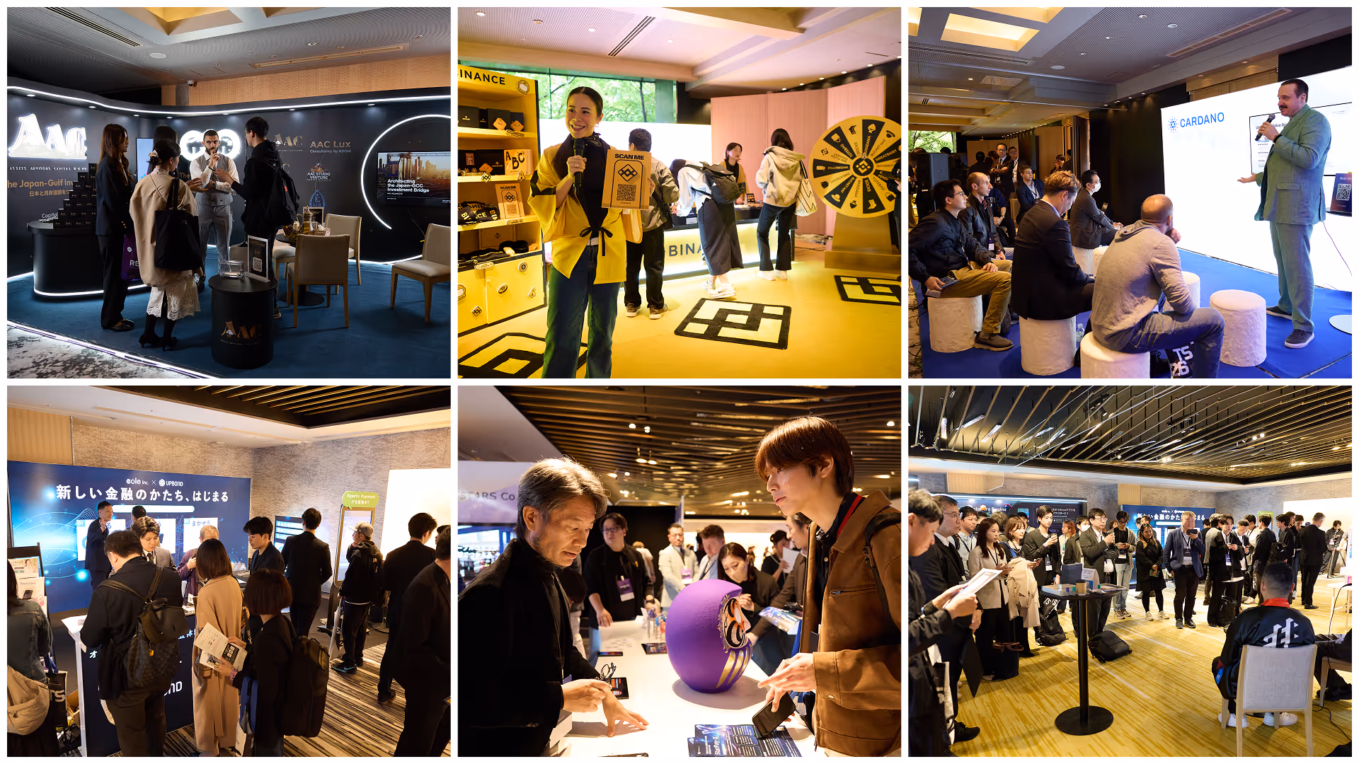 1F：メインステージ、タイトルスポンサー出展エリア、インタビューエリア